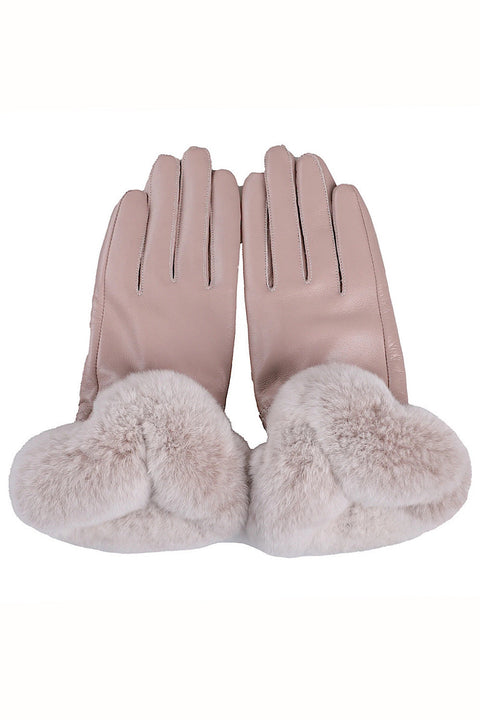 Gants en cuir véritable