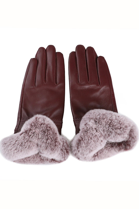 Gants en cuir véritable