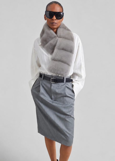 Genuine Mink Scarf
