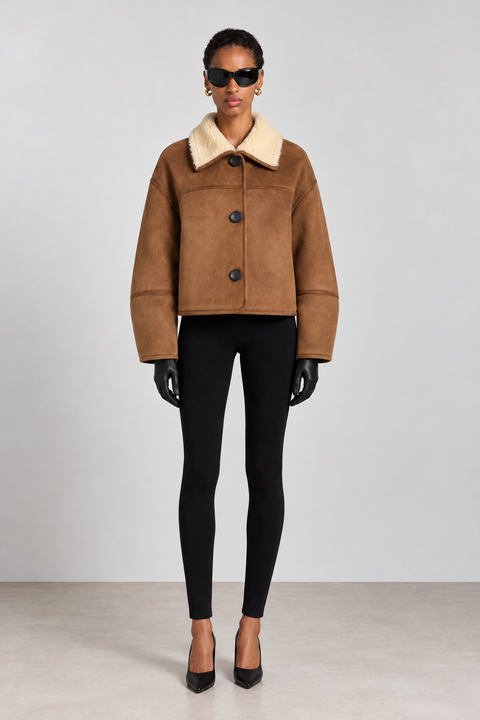Giacca double-face in shearling