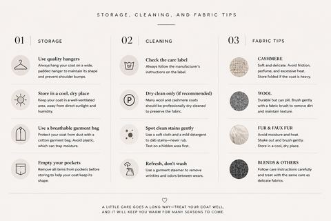 How to Care for Your Coat: Storage, Cleaning, and Fabric Tips