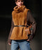 Whiskey Mink Fur Vest