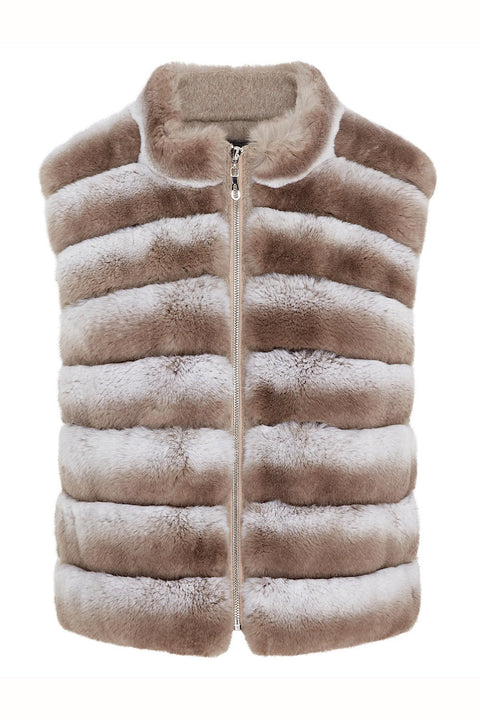 Rex Rabbit Fur Gilet