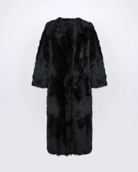 Cappotto lungo in montone toscano