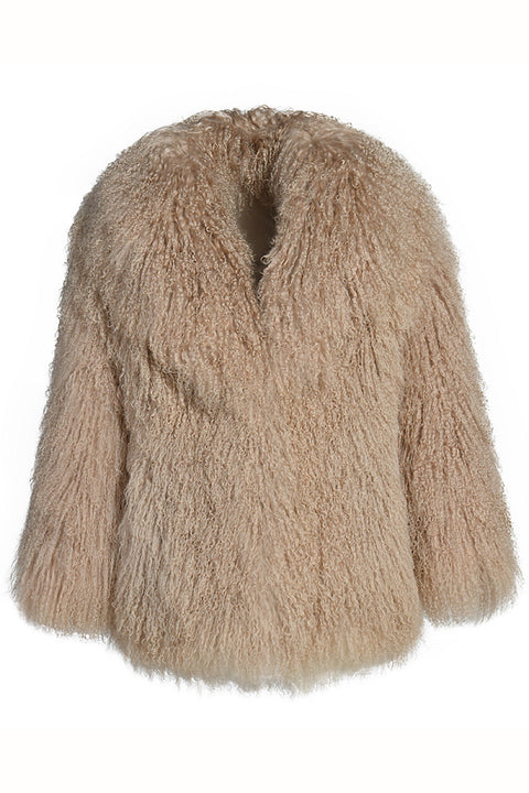 Beige Mongolian Coat