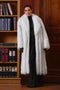 Long White Fox Fur Coat