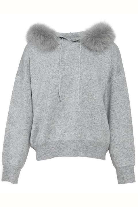 Grey Hooded Sweater