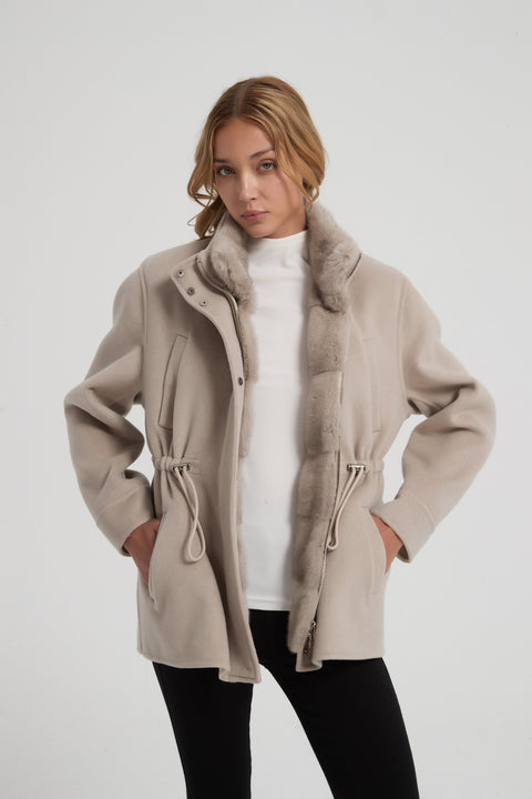 Veste en cachemire convertible 2-en-1