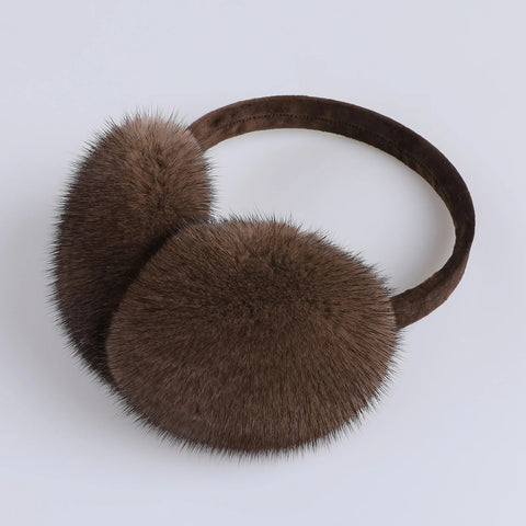 Brown Mink Earmuffs