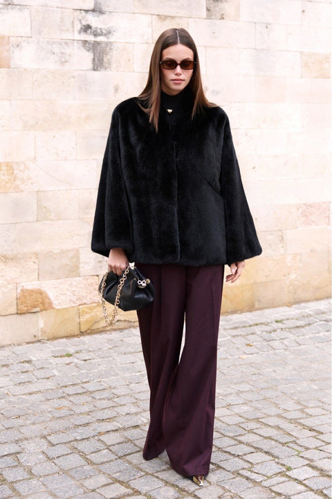 Short Black Mink Coat