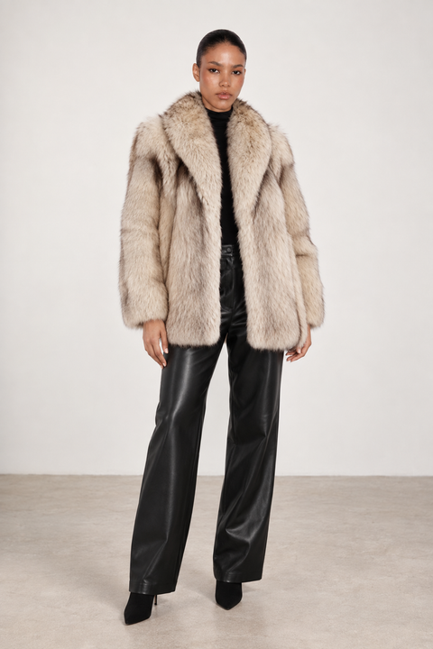 Genuine Fox Fur Coat