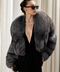 Manteau en fourrure de renard Talia