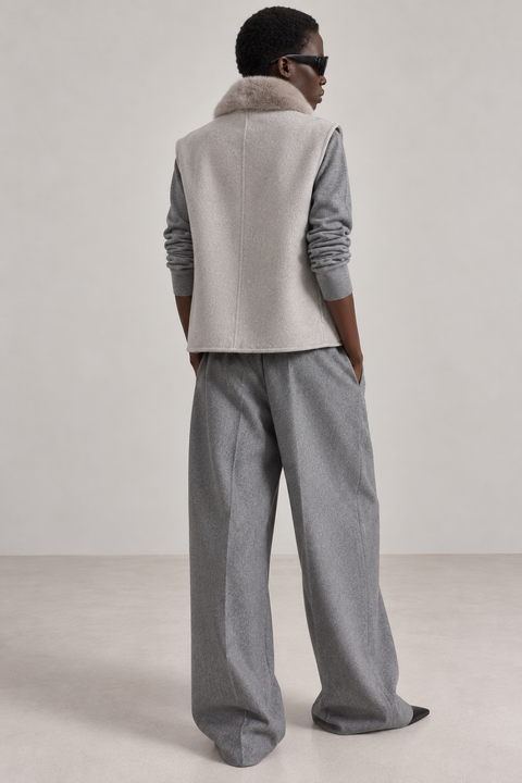 Convertible 2-in-1 Cashmere Jacket