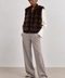 Sleeveless Mink Gilet