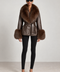 Allegra schwarze Lederjacke