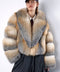 Cropped Fox Fur Coat