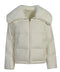 Wool Puffer with Mink Fur