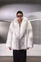 Artic White Fox Fur Coat