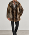 Men Raccoon Fur Coat