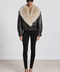 Leather Jacket with Fur