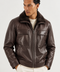 Lederjacke mit Minkfellfutter