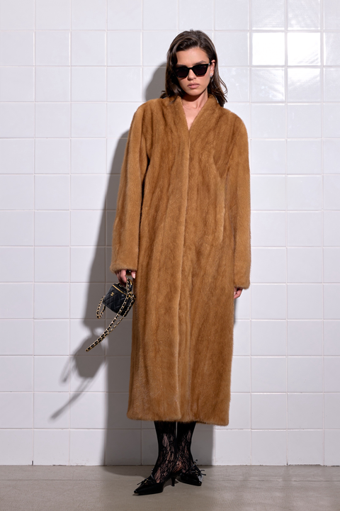 High Quality Mink Fur Coat